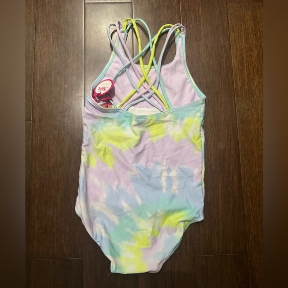 ✨NWT✨ Tie-Dye Girls Justice Baiting Suit - Picture 3 of 7